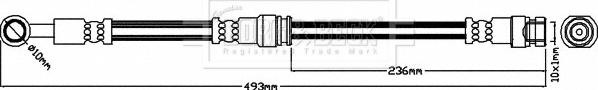 Borg & Beck BBH8133 - Jarruletku inparts.fi