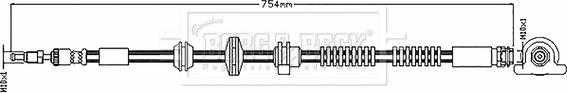 Borg & Beck BBH8895 - Jarruletku inparts.fi