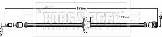 Borg & Beck BBH8837 - Jarruletku inparts.fi