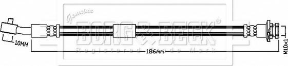 Borg & Beck BBH8874 - Jarruletku inparts.fi