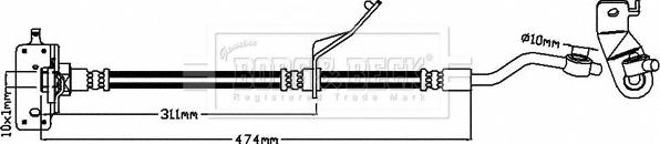 Borg & Beck BBH8301 - Jarruletku inparts.fi