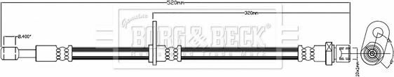 Borg & Beck BBH8206 - Jarruletku inparts.fi