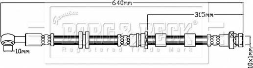 Borg & Beck BBH8755 - Jarruletku inparts.fi