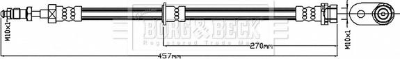 Borg & Beck BBH8705 - Jarruletku inparts.fi