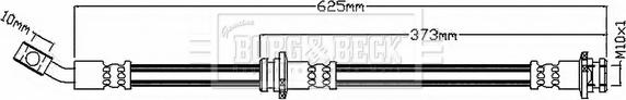 Borg & Beck BBH8728 - Jarruletku inparts.fi