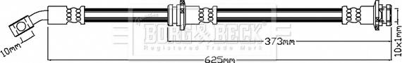 Borg & Beck BBH8727 - Jarruletku inparts.fi