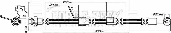 Borg & Beck BBH8774 - Jarruletku inparts.fi