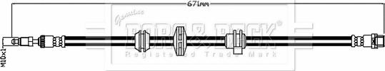 Borg & Beck BBH8777 - Jarruletku inparts.fi