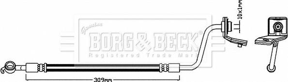 Borg & Beck BBH7995 - Jarruletku inparts.fi