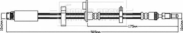 Borg & Beck BBH7984 - Jarruletku inparts.fi