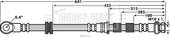 Borg & Beck BBH7931 - Jarruletku inparts.fi