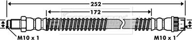 Borg & Beck BBH7511 - Jarruletku inparts.fi