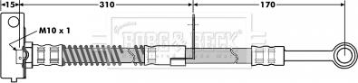 Borg & Beck BBH7041 - Jarruletku inparts.fi