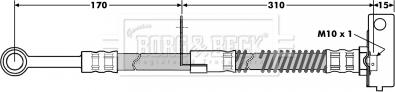 Borg & Beck BBH7042 - Jarruletku inparts.fi