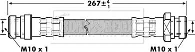 Borg & Beck BBH7002 - Jarruletku inparts.fi