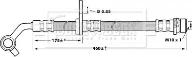 Borg & Beck BBH7023 - Jarruletku inparts.fi