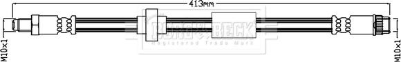 Borg & Beck BBH7134 - Jarruletku inparts.fi