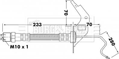 Borg & Beck BBH7120 - Jarruletku inparts.fi