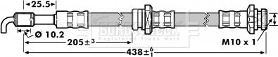 Borg & Beck BBH7127 - Jarruletku inparts.fi