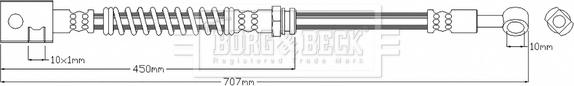 Borg & Beck BBH7859 - Jarruletku inparts.fi