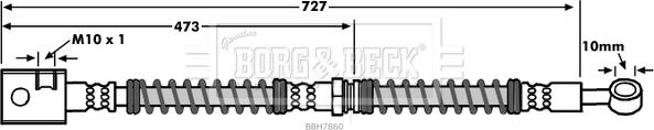 Borg & Beck BBH7860 - Jarruletku inparts.fi