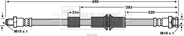 Borg & Beck BBH7804 - Jarruletku inparts.fi