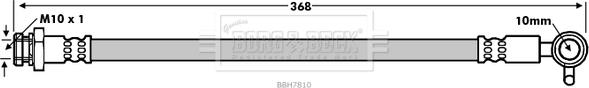 Borg & Beck BBH7810 - Jarruletku inparts.fi