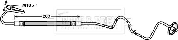 Borg & Beck BBH7839 - Jarruletku inparts.fi