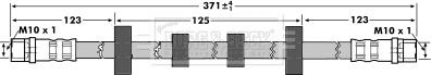 Borg & Beck BBH7302 - Jarruletku inparts.fi