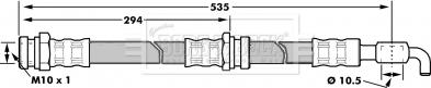 Borg & Beck BBH7313 - Jarruletku inparts.fi