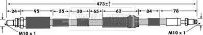 Borg & Beck BBH7325 - Jarruletku inparts.fi