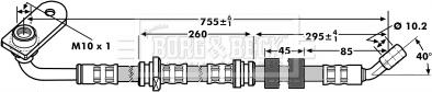 Borg & Beck BBH7209 - Jarruletku inparts.fi