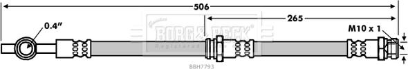 Borg & Beck BBH7793 - Jarruletku inparts.fi