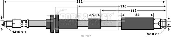 Borg & Beck BBH7777 - Jarruletku inparts.fi