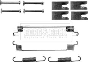 Borg & Beck BBK6151 - Tarvikesarja, jarrukengät inparts.fi