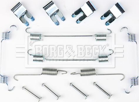 Borg & Beck BBK6357 - Tarvikesarja, jarrukengät inparts.fi