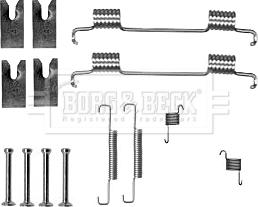 Borg & Beck BBK6312 - Tarvikesarja, seisontajarru inparts.fi