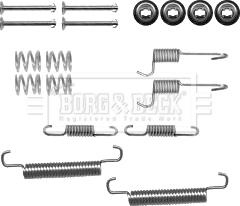 Borg & Beck BBK6228 - Tarvikesarja, seisontajarru inparts.fi