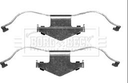 Borg & Beck BBK1405 - Tarvikesarja, jarrupala inparts.fi
