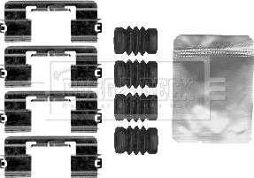 Borg & Beck BBK1579 - Tarvikesarja, jarrupala inparts.fi