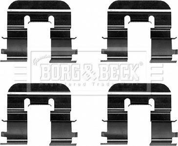 Borg & Beck BBK1626 - Tarvikesarja, jarrupala inparts.fi