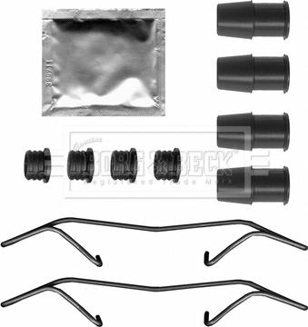 Borg & Beck BBK1676 - Tarvikesarja, jarrupala inparts.fi