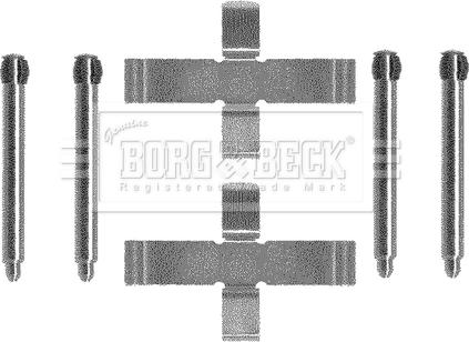 Borg & Beck BBK1090 - Tarvikesarja, jarrupala inparts.fi