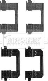 Borg & Beck BBK1256 - Tarvikesarja, jarrupala inparts.fi