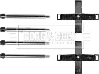 Borg & Beck BBK1208 - Tarvikesarja, jarrupala inparts.fi