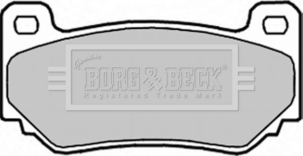 Borg & Beck BBP1940 - Jarrupala, levyjarru inparts.fi