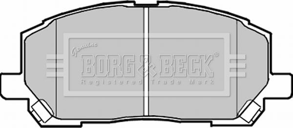 Borg & Beck BBP1951 - Jarrupala, levyjarru inparts.fi