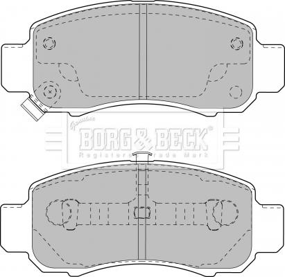 Borg & Beck BBP1906 - Jarrupala, levyjarru inparts.fi