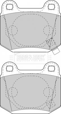 Borg & Beck BBP1907 - Jarrupala, levyjarru inparts.fi