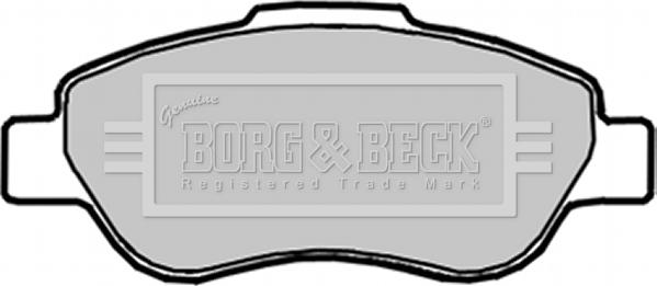 Borg & Beck BBP1914 - Jarrupala, levyjarru inparts.fi